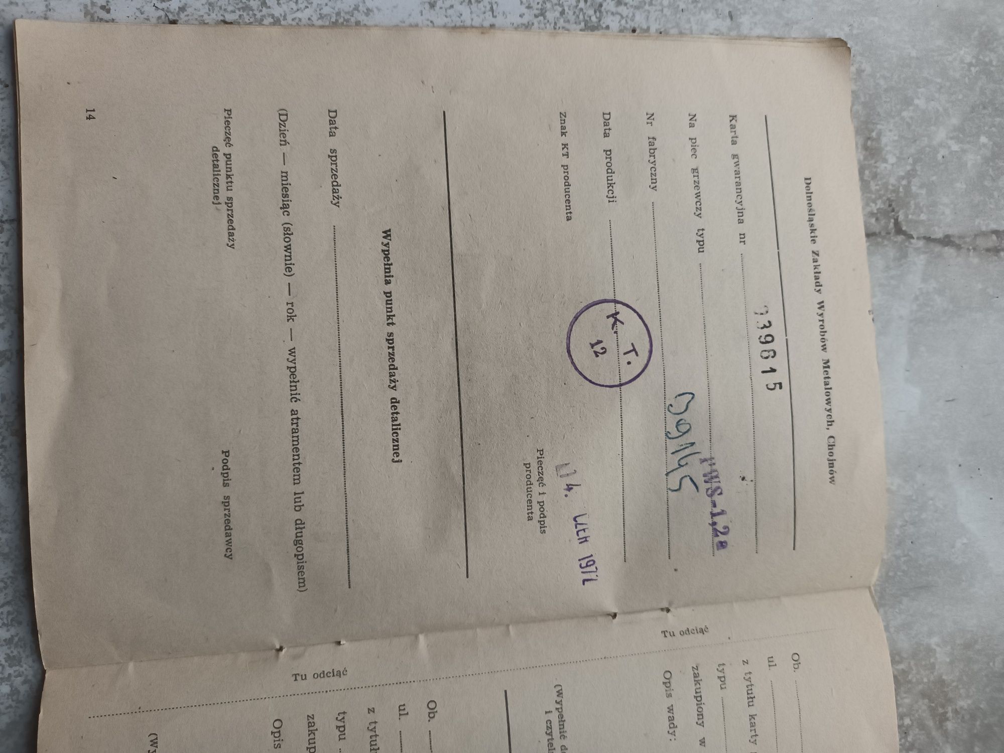 Instrukcja do Żar 12a. Czytać  opis.