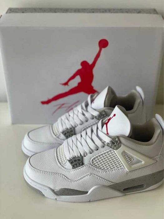 "Buty Trampki" Jordan_4_Retro_White_Oreo R.37.5