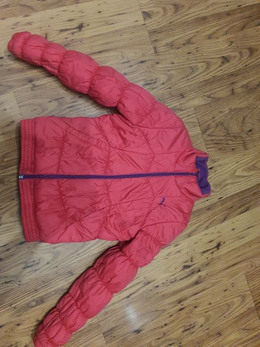Kurtka zimowa  Puma 140cm malinowa