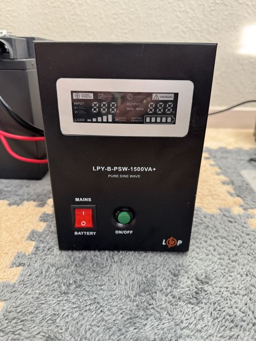 Комплект резервного живлення. Аккамулятор. ДБЖ з правильною синусоїдою