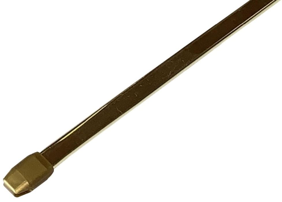 Drążek do zazdrostek 100 cm ZŁOTE. kufer-pasmanteria.pl