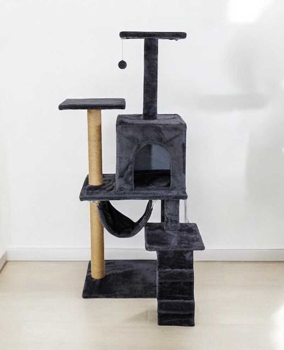 Drapak dla kota domek NOWY wielopoziomowe drzewko słupek legowisko XXL
