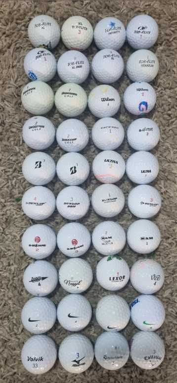 Bolas de golfe várias marcas BO004