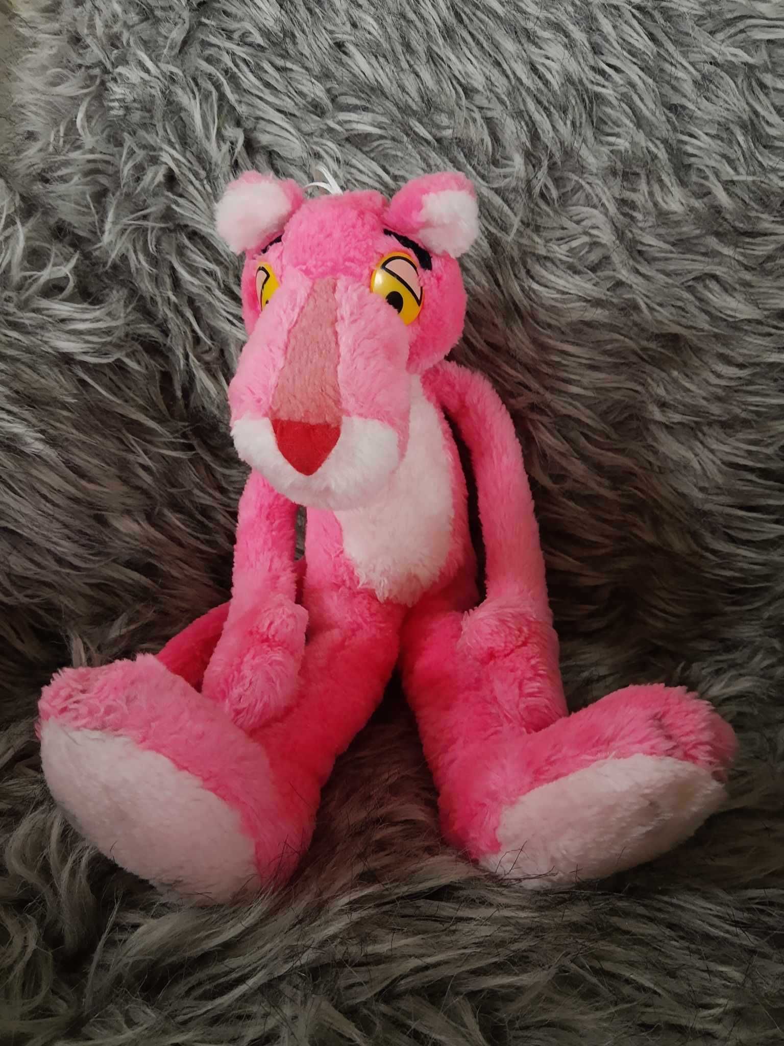 Stara maskotka Różowa Pantera 1981 rok vintage Pink Panther 45cm PRL