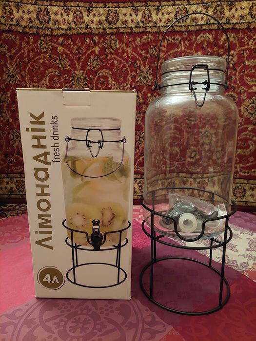 Лимонадник 4л на метал. стойке