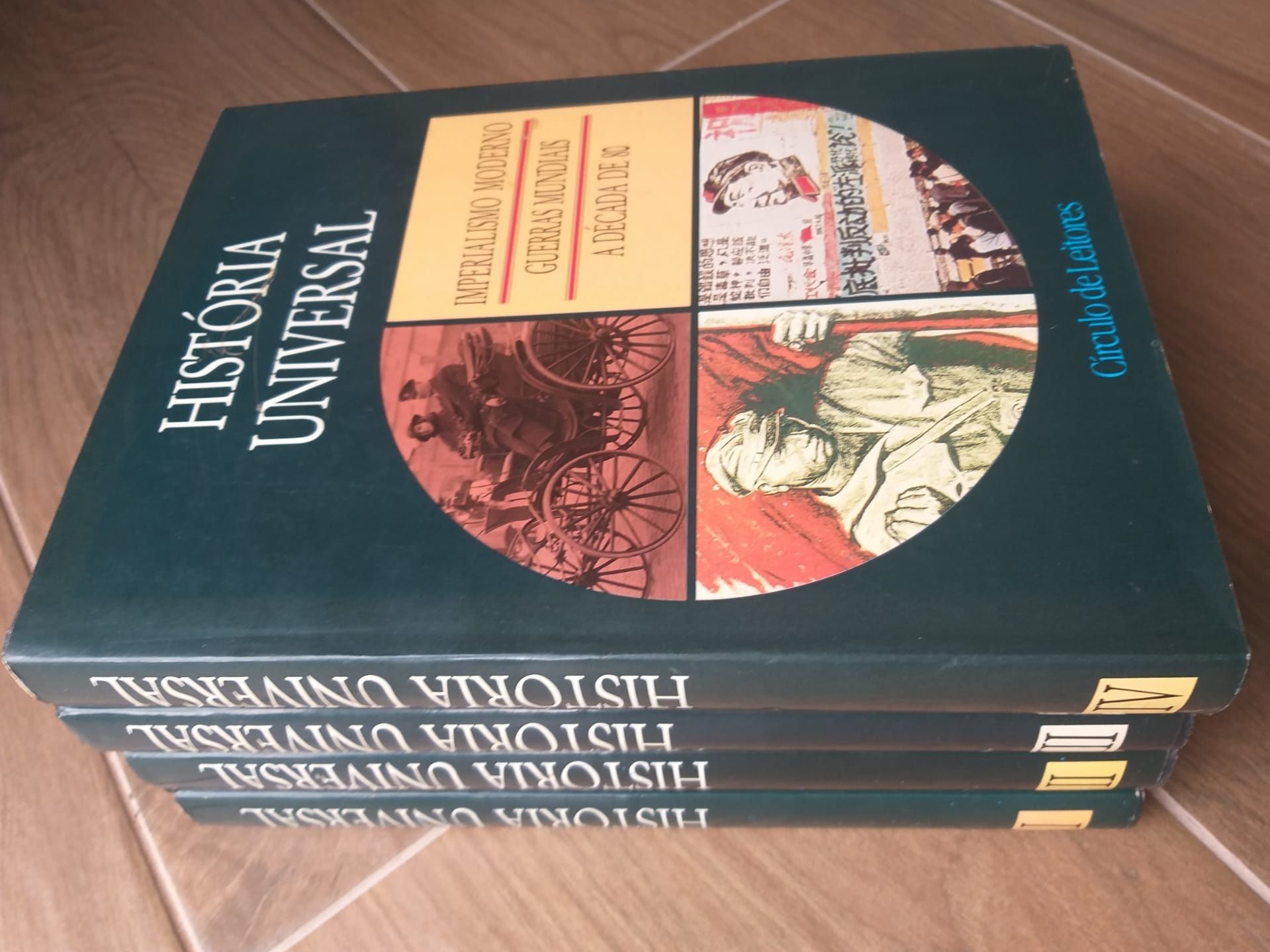 Livros _ História Universal / 4 Volumes por 19 €