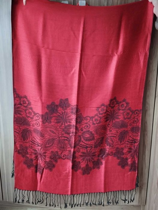 Duży szal dwustronny