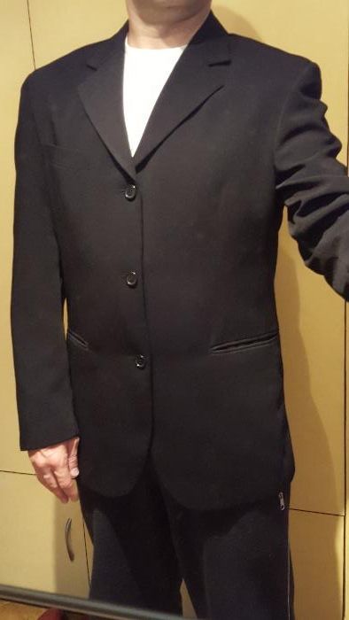 Marynarka męska czarna M/L