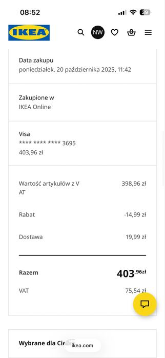 Nowa toaletka Malm Ikea