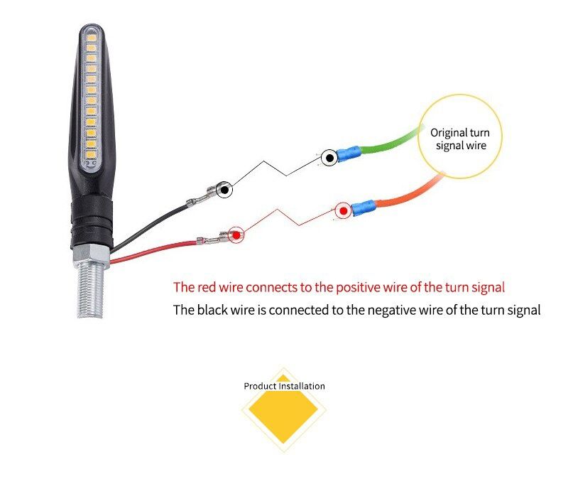 Указатель поворота, сигнал поворота мотоцикла