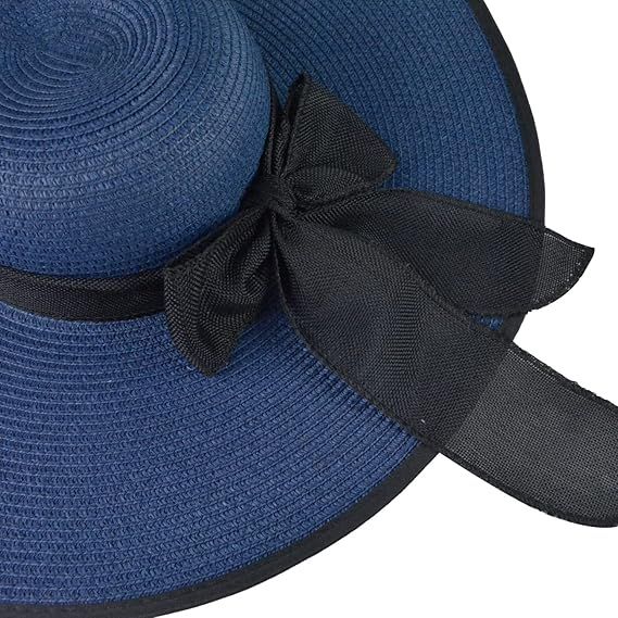 damski kapelusz floppy beach cap wide rand sun protection kapelusz