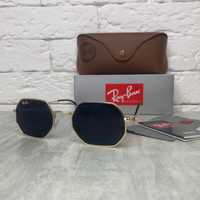 Сонцезахисні окуляри RAY BAN 3556 OCTAGONAL чорний в золоті