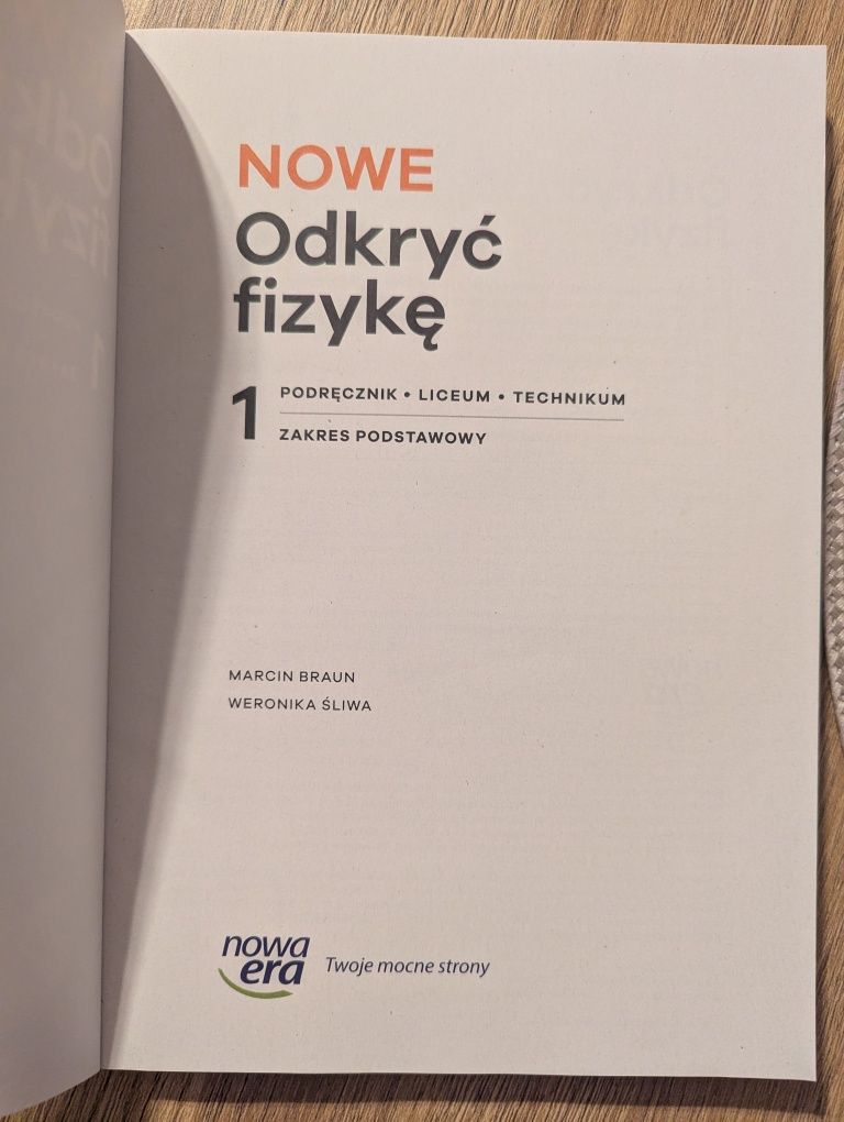 Podręcznik do fizyki - liceum/technikum