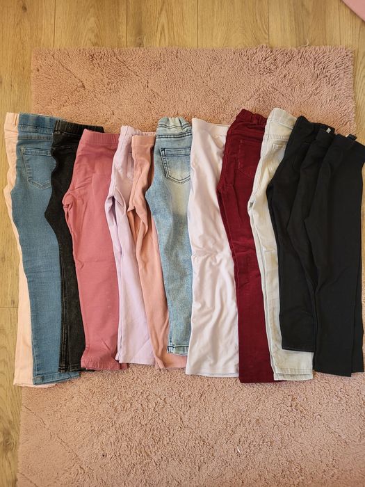 Leginsy-pakiet r. 110 H&M