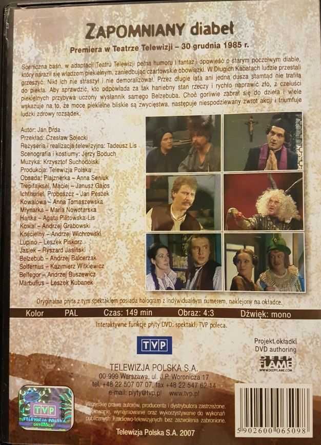 Zapomniany Diabeł TEARTv DVD - Jan Drda Gajos,Seniuk