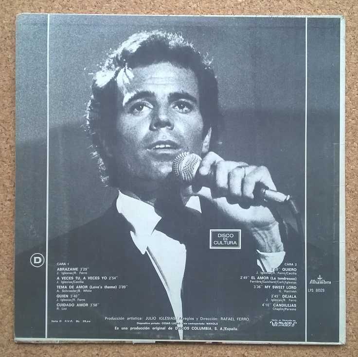 Julio Iglesias - El Amor (LP, Vinil, 1975) (porte grátis)