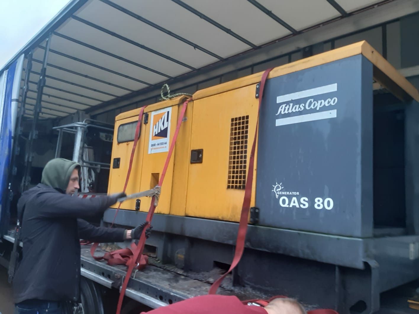 Agregat prądotwórczy Atlas Copco QAS 80