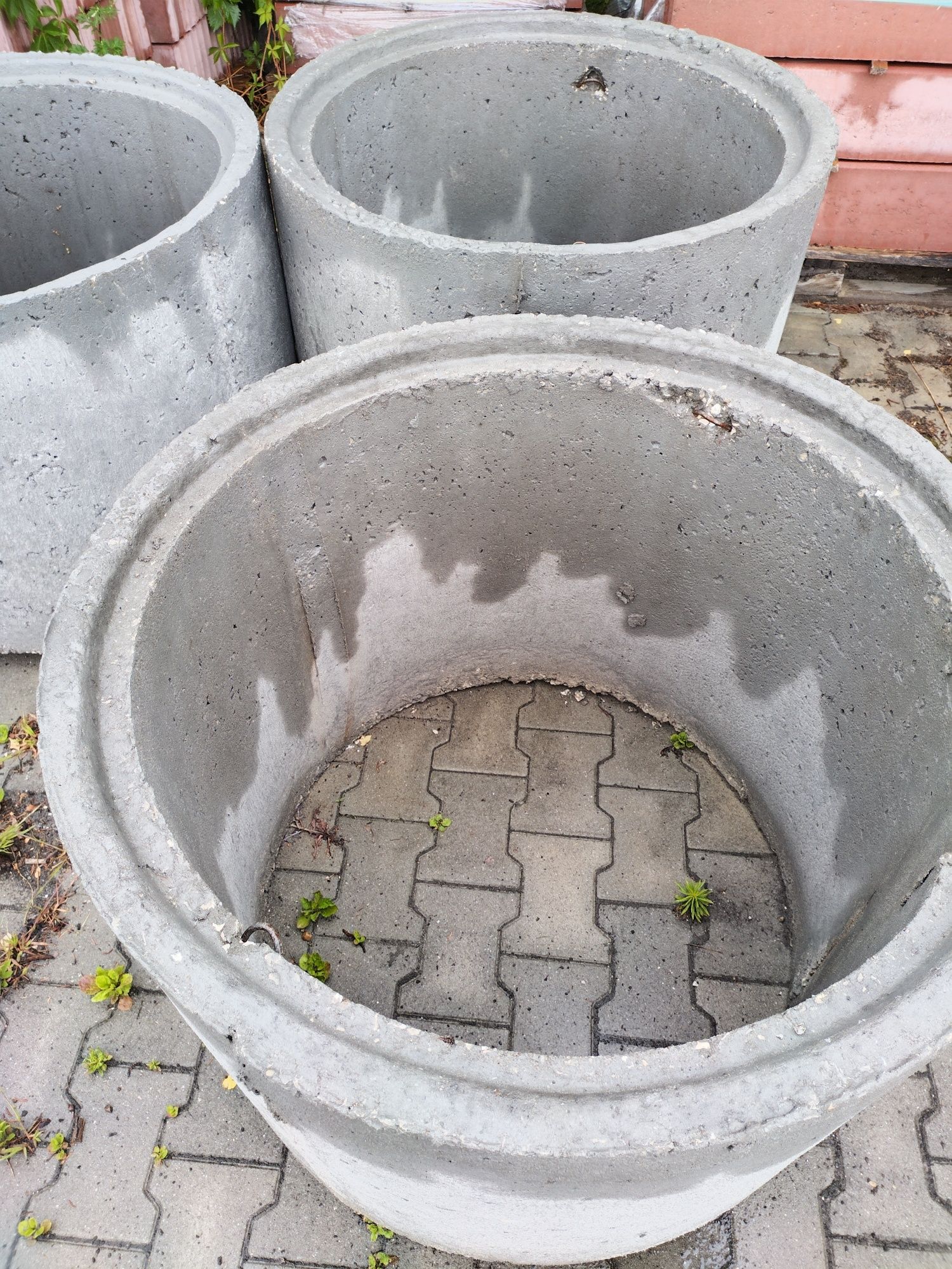 kręgi betonowe studzienne z kielichem, zbiornik fi 100 cm x 100 cm