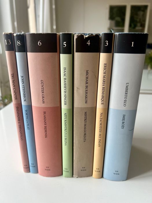 Kolekcja Gazety Wyborczej 7 książek Imię Róży Mistrz i Małgorzata