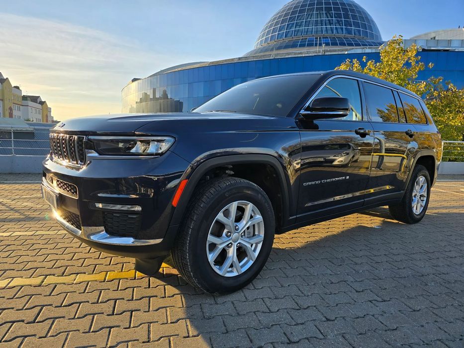 Jeep Grand Cherokee LIMITED L, 4X4, 3.6 V6 289 KM, 6-Osob, Bezwypadkowy, Bogata wersja