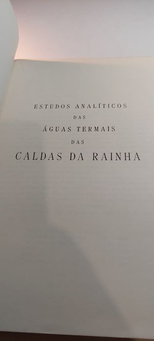 Estudos Analíticos de Águas Termais (1955)