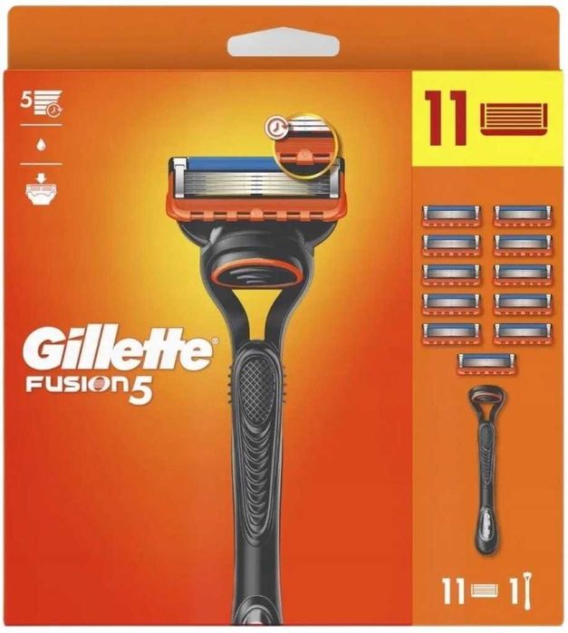 Golarka GILLETTE Fusion5 + 11 ostrzy