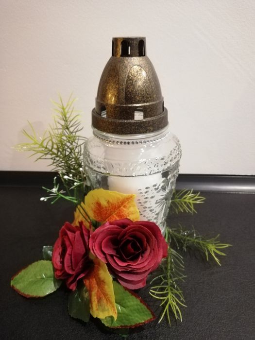 Znicze artystyczne kwiaty