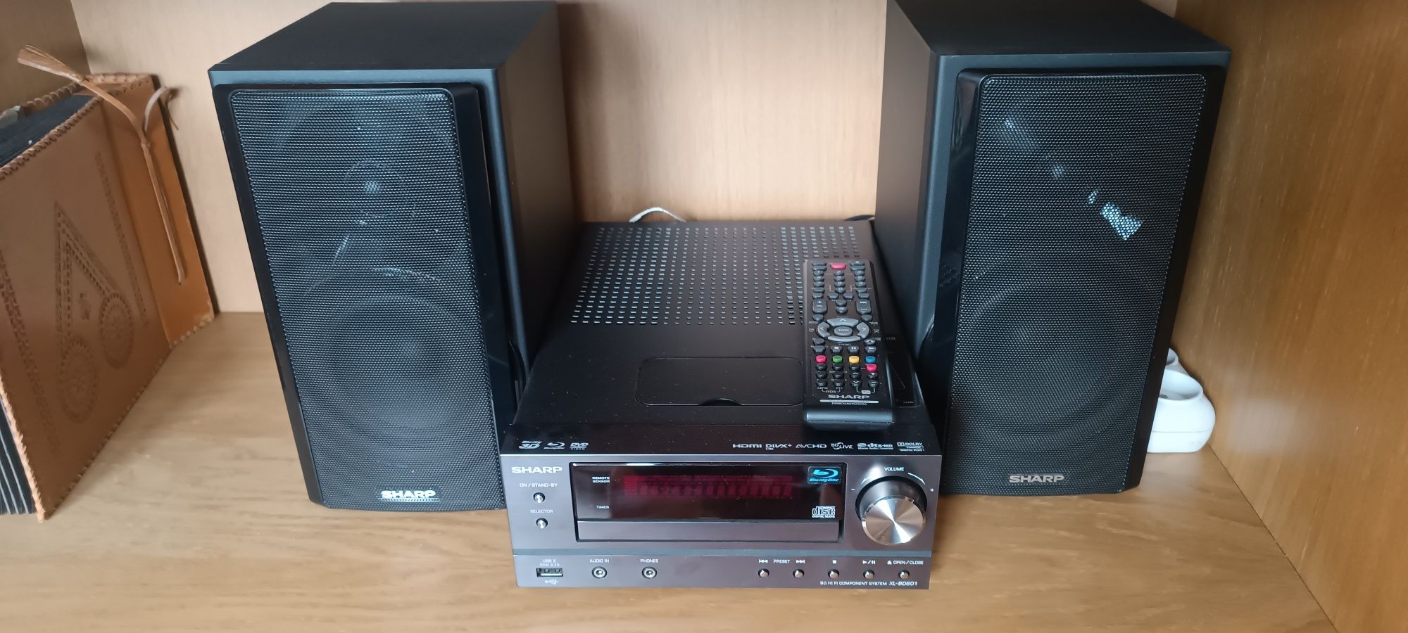 miniwieża zestaw HI-FI BLU-RAY SHARP XL-BD601PH