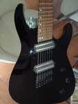 Jackson X Series Dinky Arch Top DKAF7 MS, Multi-Scale, Gloss Black