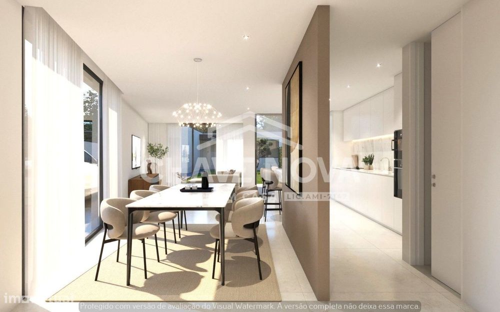 Moradia T3 Nova, Jardim, Garagem e Excelentes Acabamentos!