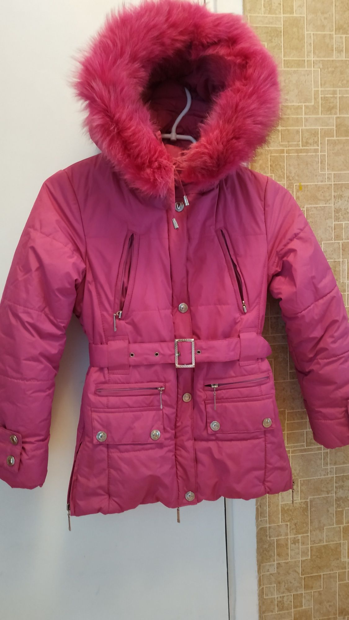 Курточка розовая