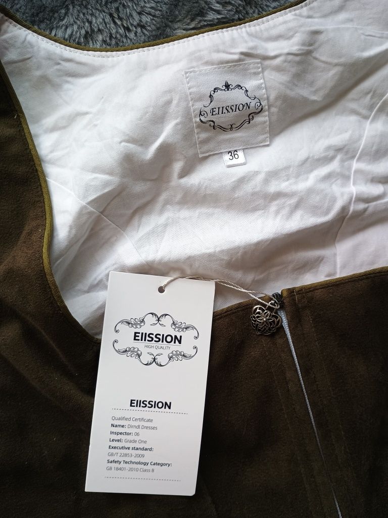 Sukienka bawarska Dirndl 3 częściowy