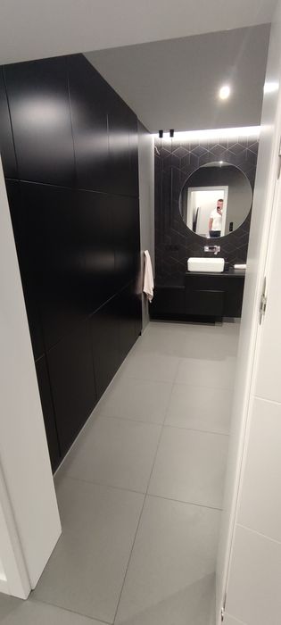 Fronty meblowe czarny mat 11szt ral9005 szafa wnękowa meble na wymiar