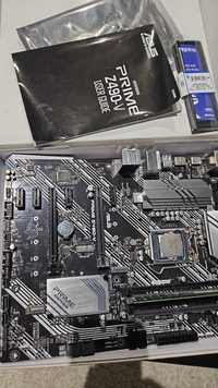 Motherboard Asus Z490-V, I3-10100 e 8GB Ram