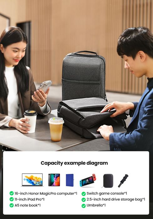 Рюкзак Ugreen LP664 сумка ноутбук macbook air pro чехол ipad apple