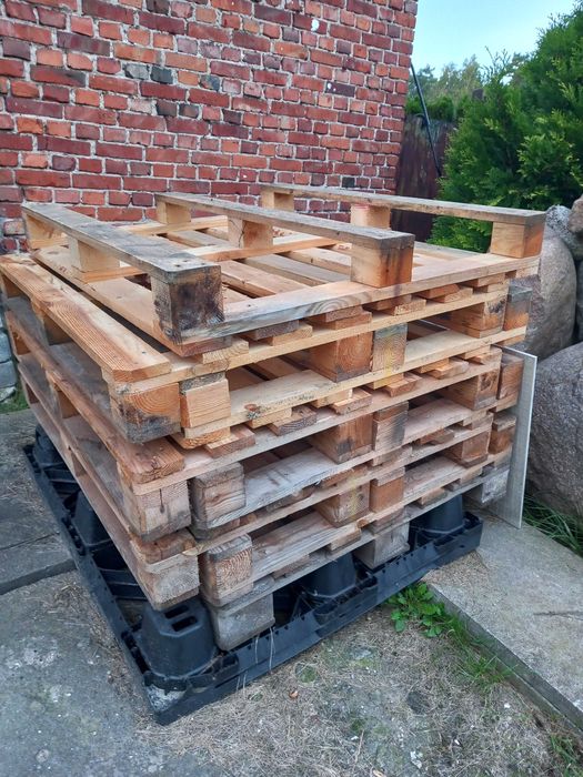 Palety drewniane 100x120, 8 szt, bardzo dobry stan