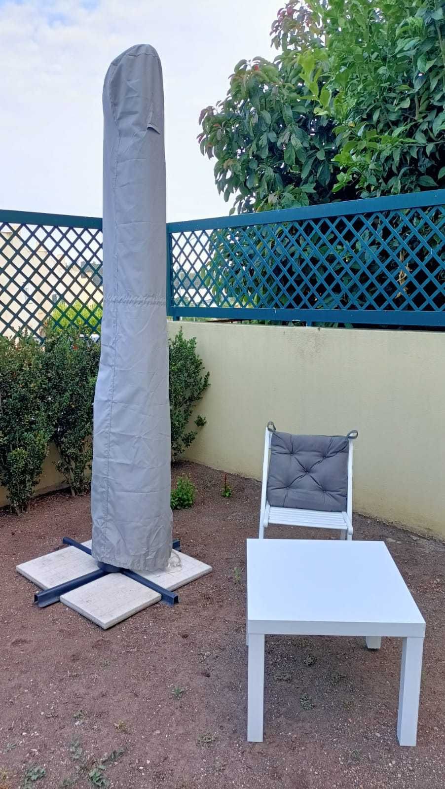 Chapéu de sol grande para exterior/jardim e capa de proteção
