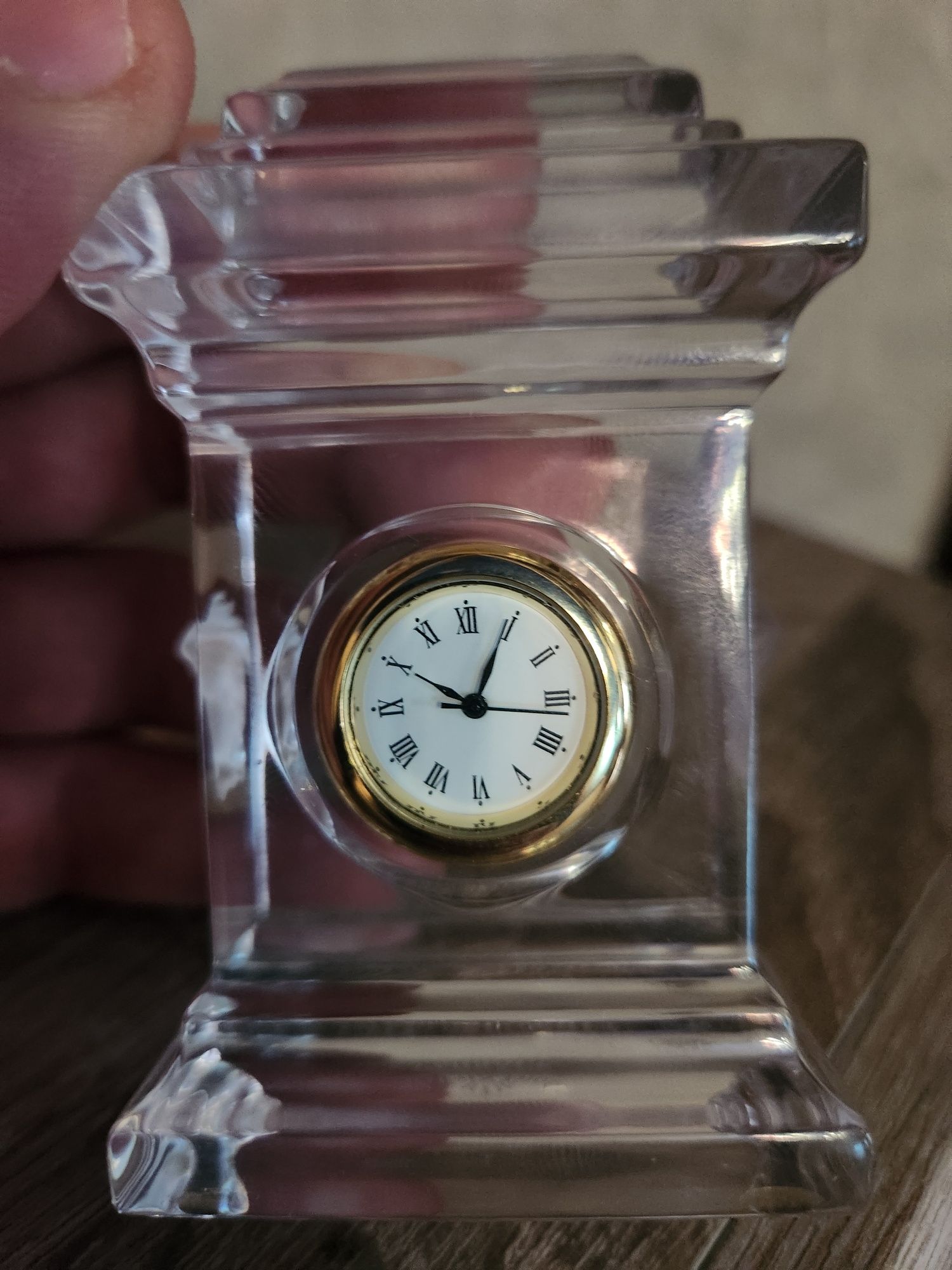 Годинник  настільний Versace Crystal Clock By Rosenthal
