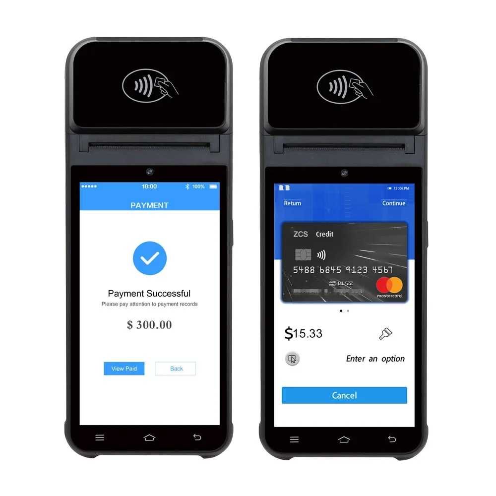 NFC платіжний термінал ПРРО банківський Android +принтер чеків +сканер