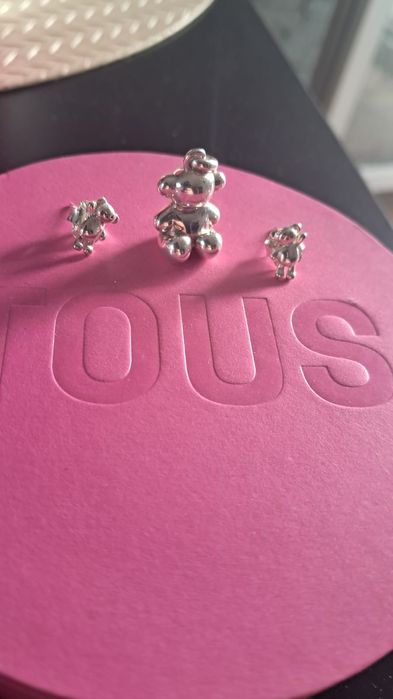 Tous kolczyki plus zawieszka Teddy Będę Tous