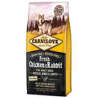 Carnilove Fresh Chicken & Rabbit сухий корм з куркою та кроликом 12 кг