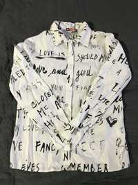 MSGM Printed Button Shirt | M size | жіноча сорочка з принтом люксова