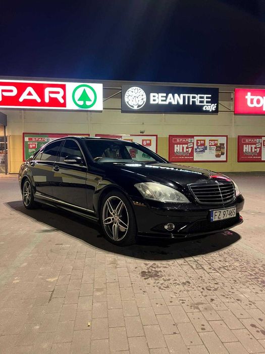 Mercedes W221 S klasa long kompletny pakiet AMG zarejestrowany anglik