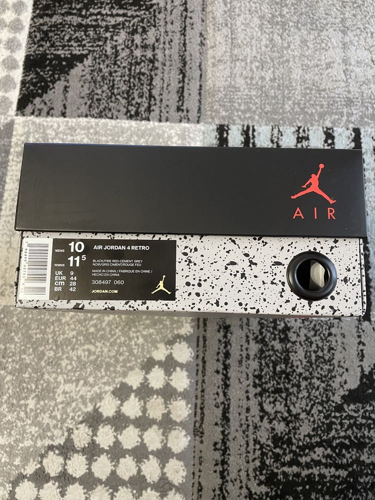 Jordan 4 Bred DS
