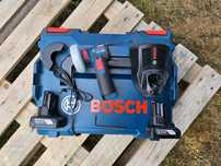BOSCH GWS 12V-76 2X4Ah zestaw walizka ładowarka