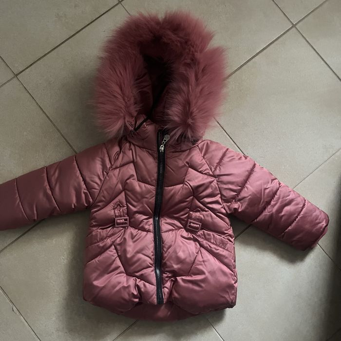 Куртка зимова на дівчику 86 розмір