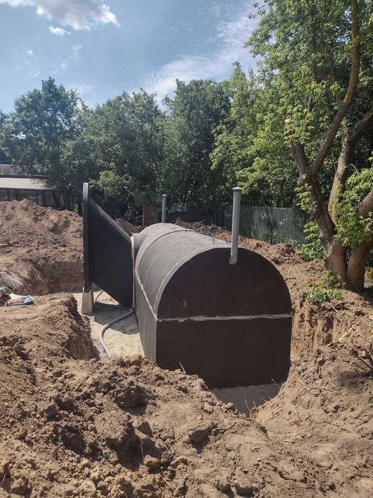 Piwnica betonowa 2x 350 ziemianka ogrodowa B30W8 drzwi schody wentylac