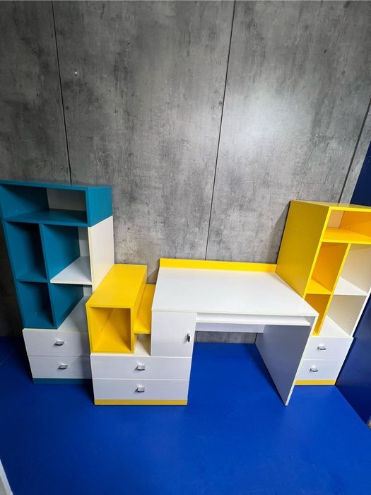 Zestaw mebli dziecięcych jak ikea Biurko + Dwa Regały *Dostawa Gratis*