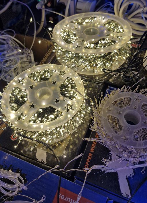 Гірлянда Хвойна Лапа, Мішура, Роса, штора Роса