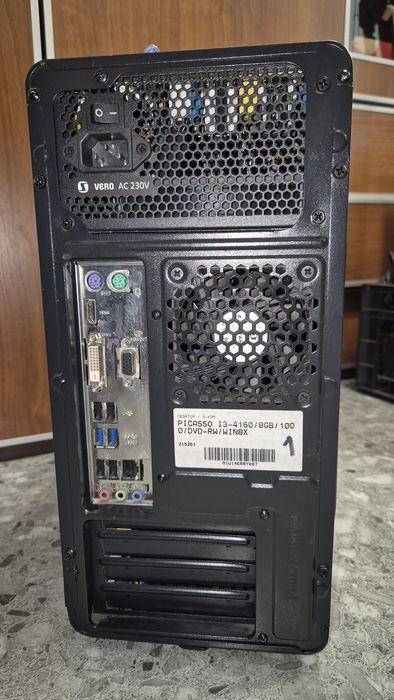 Komputer stacjonarny PC X-KOM Picasso Desktop SPC i3 SSD Windows 11